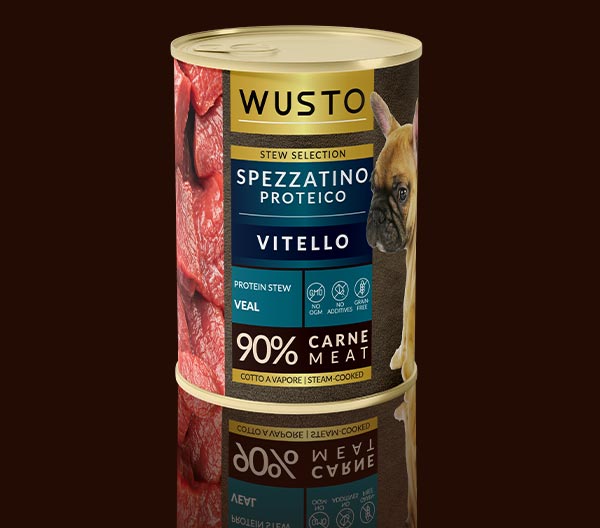 Wusto spezzatino proteico vitello formato grande