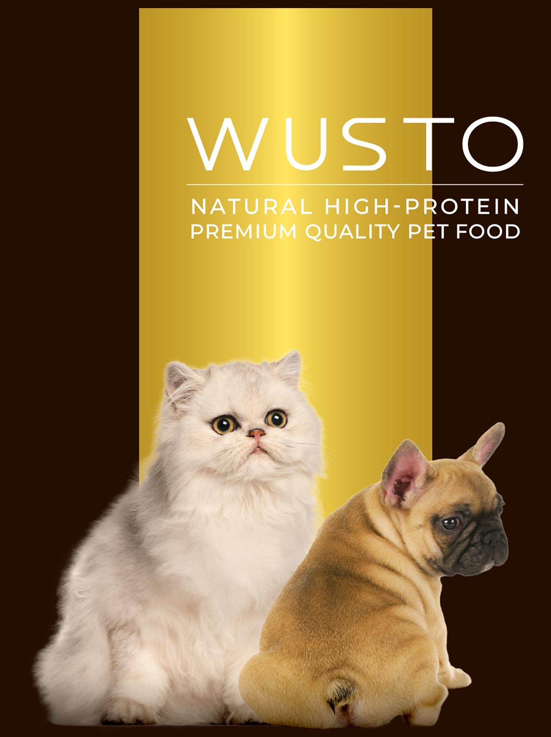 Wusto natural high-protein premium quality pet food